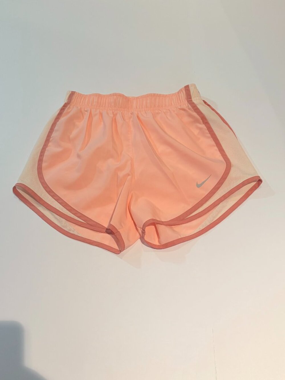 Nike Dri-FIT Running Shorts Peachy Pink Women's Size XS Lined Athletic